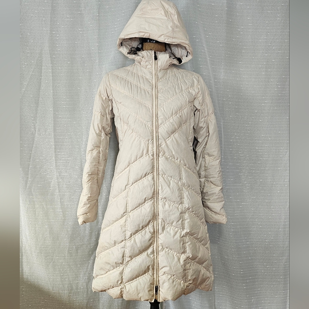 Patagonia  Cream Down With It Hooded Full Zip Parka Jacket Size S